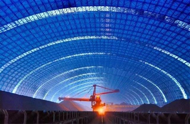 涿州亿优钢构工程师为您解析原料场封闭技术的特点和类型